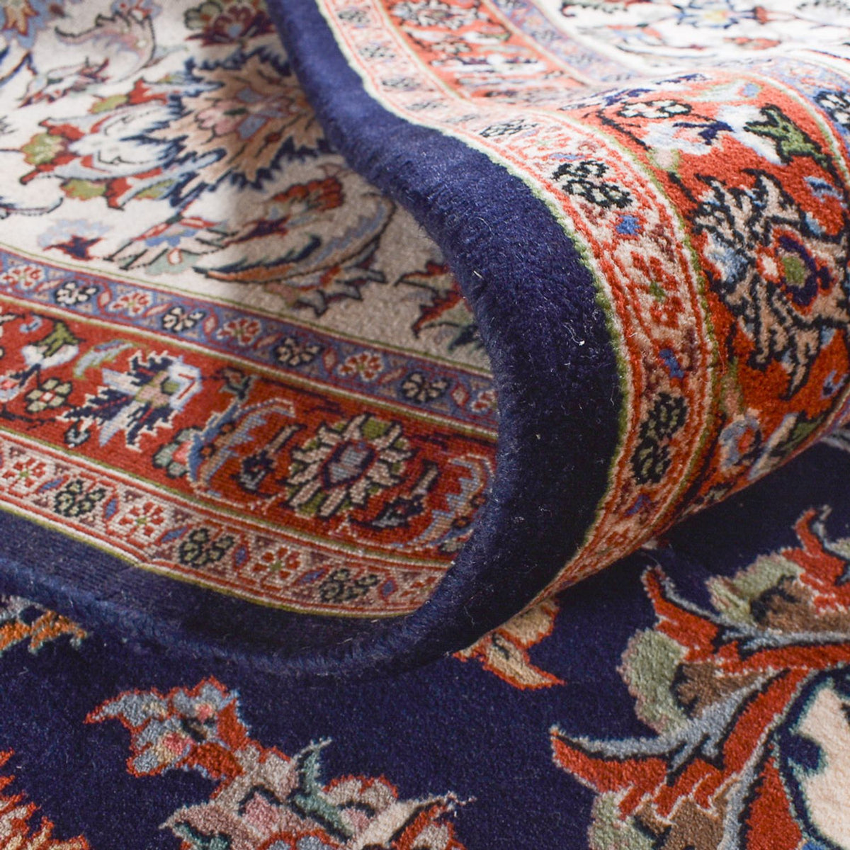 Perzisch tapijt - Klassiek - 588 x 400 cm - donkerblauw