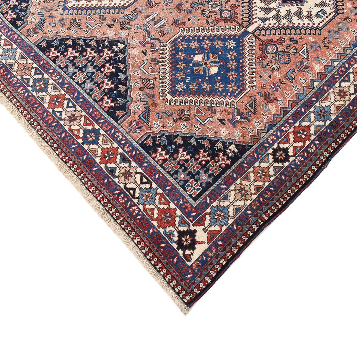 Perzisch Tapijt - Nomadisch vierkant  - 203 x 193 cm - licht rood