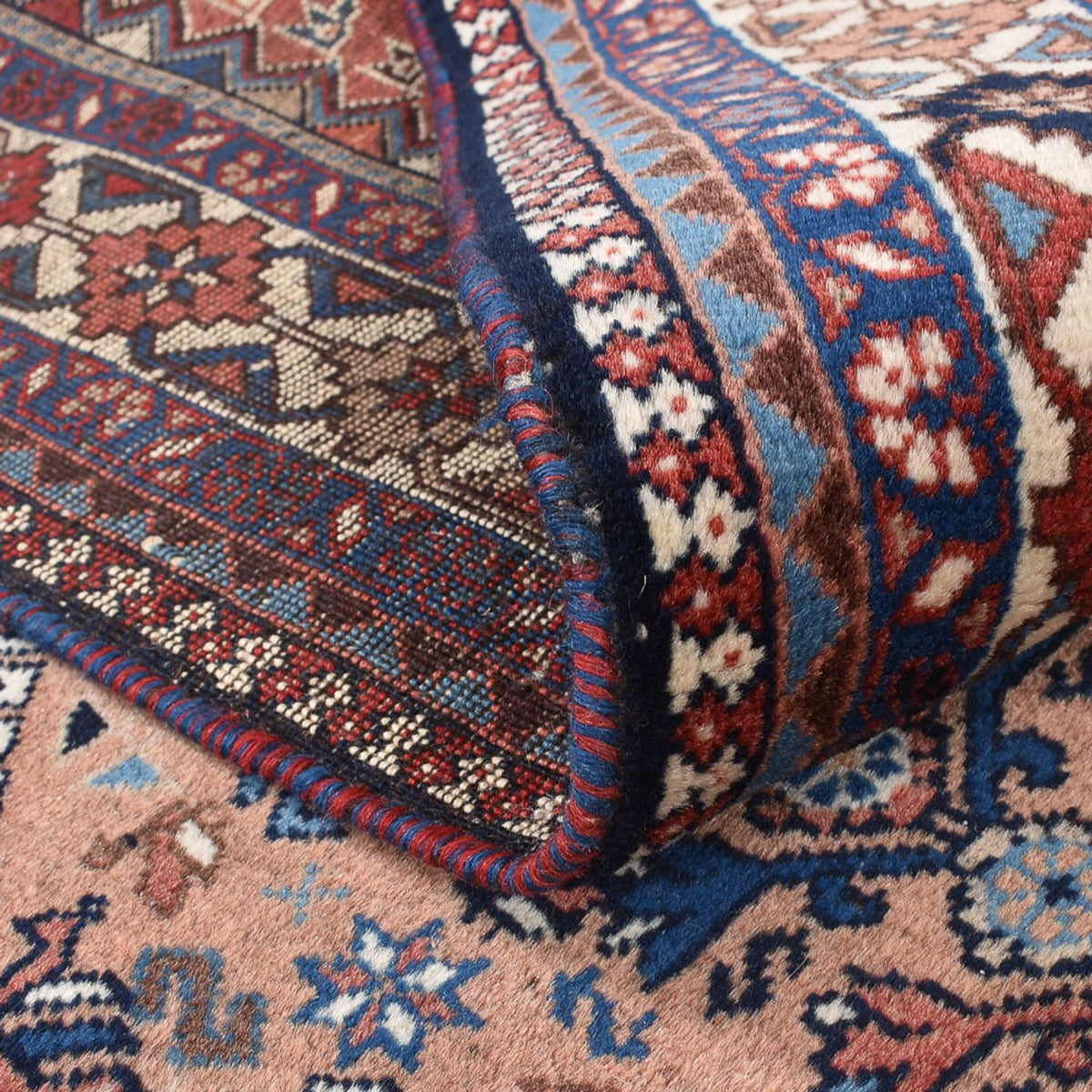 Perzisch Tapijt - Nomadisch vierkant  - 203 x 193 cm - licht rood