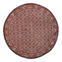 Perzisch tapijt - Bijar rond  - 153 x 153 cm - licht rood