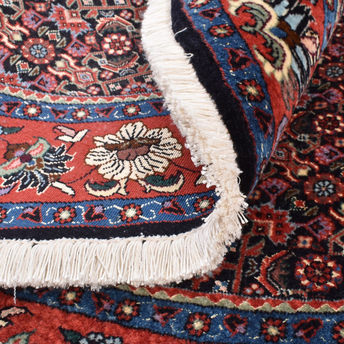 Perzisch tapijt - Bijar rond  - 153 x 153 cm - licht rood