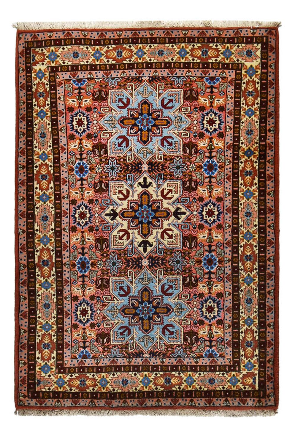 Perzisch tapijt - Bijar - 207 x 132 cm - veelkleurig