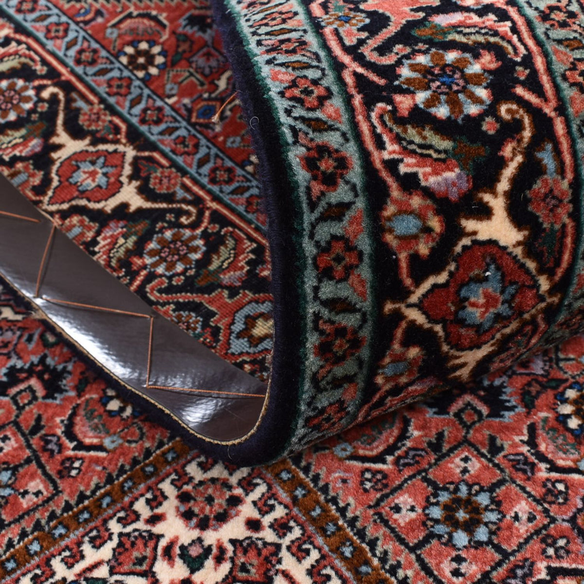 Loper Perzisch tapijt - Bijar - 400 x 83 cm - licht rood