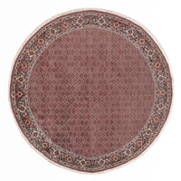 Perzisch tapijt - Bijar rond  - 300 x 300 cm - licht rood