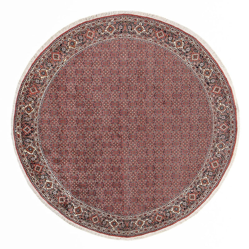Perzisch tapijt - Bijar rond  - 300 x 300 cm - licht rood