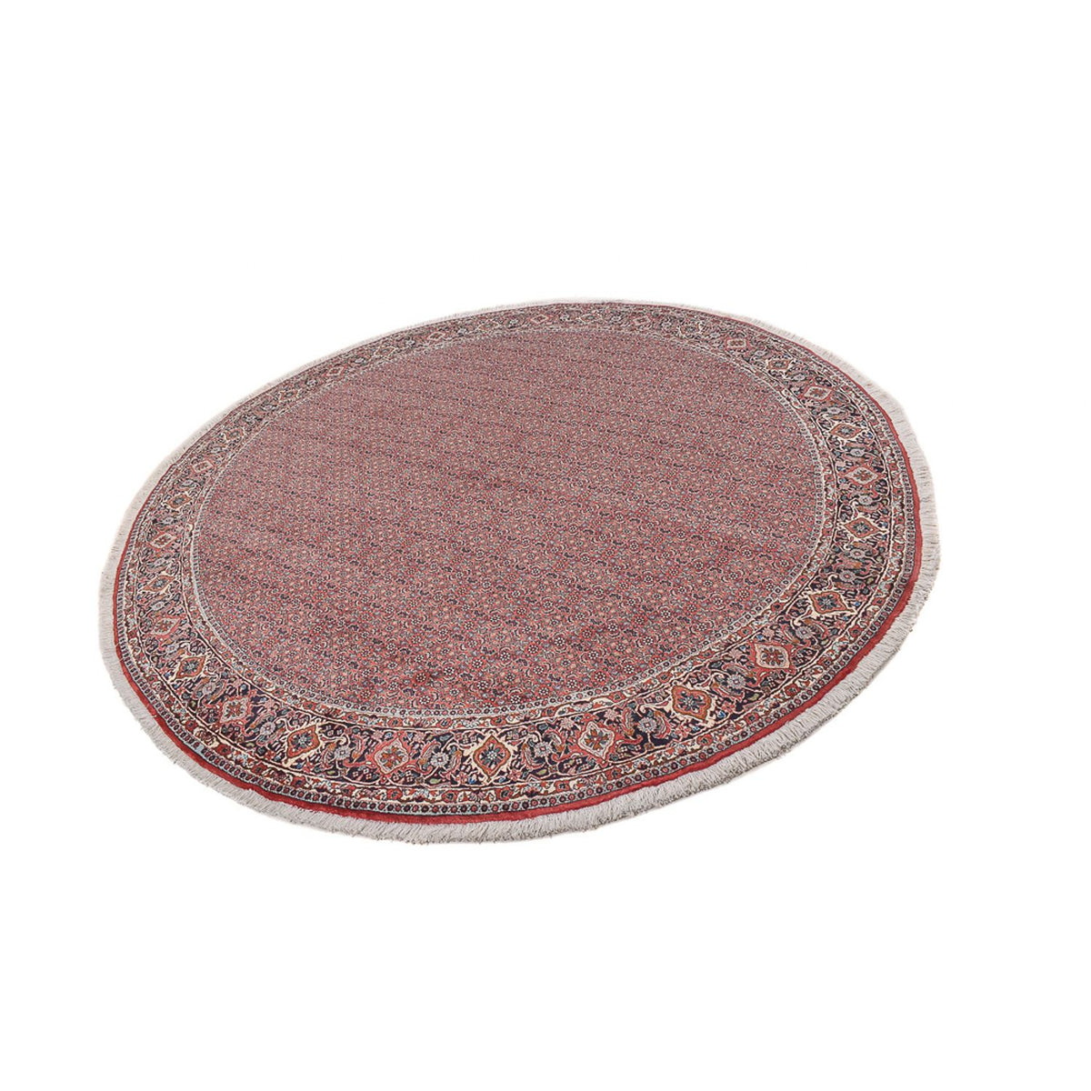 Perzisch tapijt - Bijar rond  - 300 x 300 cm - licht rood