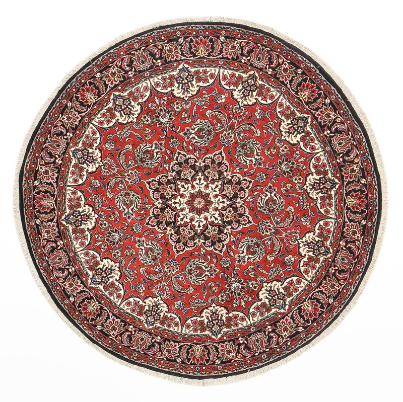 Perzisch tapijt - Bijar rond  - 150 x 150 cm - rood