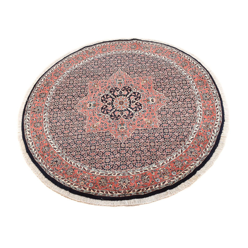 Perzisch tapijt - Bijar rond  - 155 x 155 cm - donkerrood
