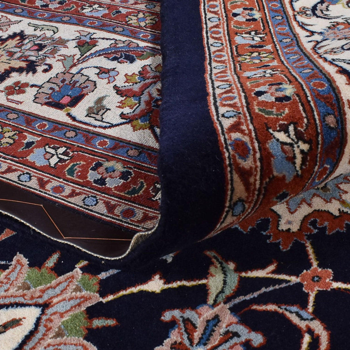 Perzisch tapijt - Klassiek - Koninklijke - 345 x 252 cm - donkerblauw