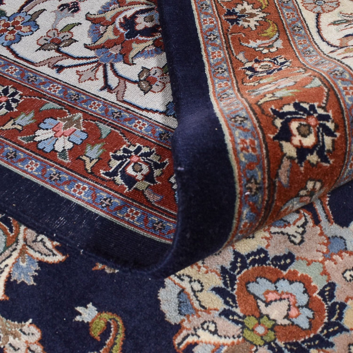 Perzisch tapijt - Klassiek - Koninklijke - 398 x 305 cm - donkerblauw