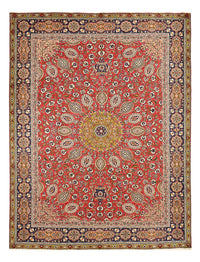 Perzisch tapijt - Tabriz - Royal - 345 x 261 cm - rood