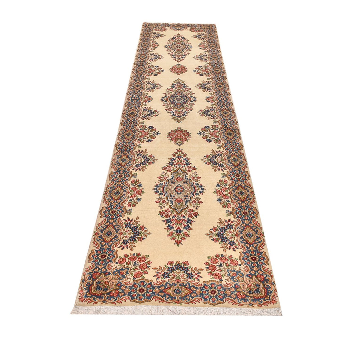 Loper Perzisch tapijt - Royal - 396 x 90 cm - beige