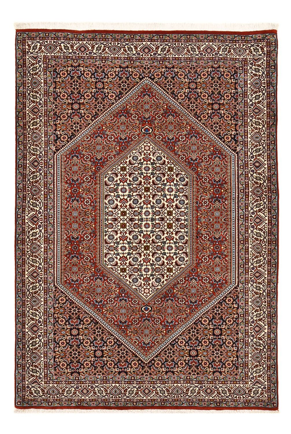 Perzisch tapijt - Bijar - 214 x 147 cm - roest