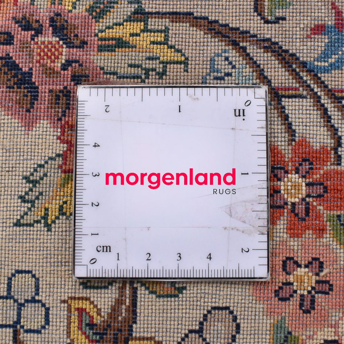 Perzisch tapijt - Ghom - Koninklijk - 255 x 201 cm - terracotta