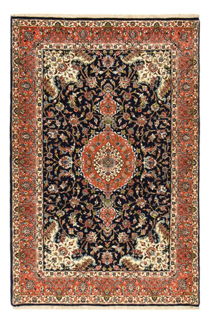 Perzisch tapijt - Ghom - Koninklijk - 205 x 137 cm - donkerblauw