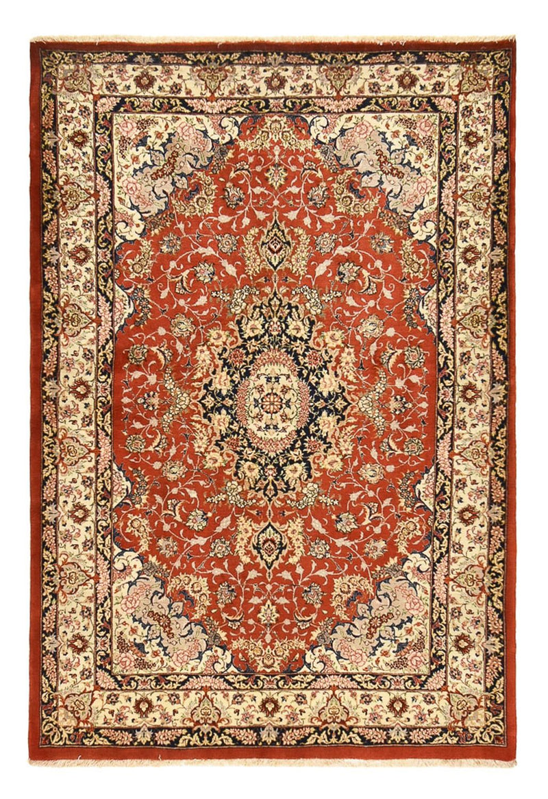 Perzisch tapijt - Ghom - Koninklijk - 205 x 138 cm - rood