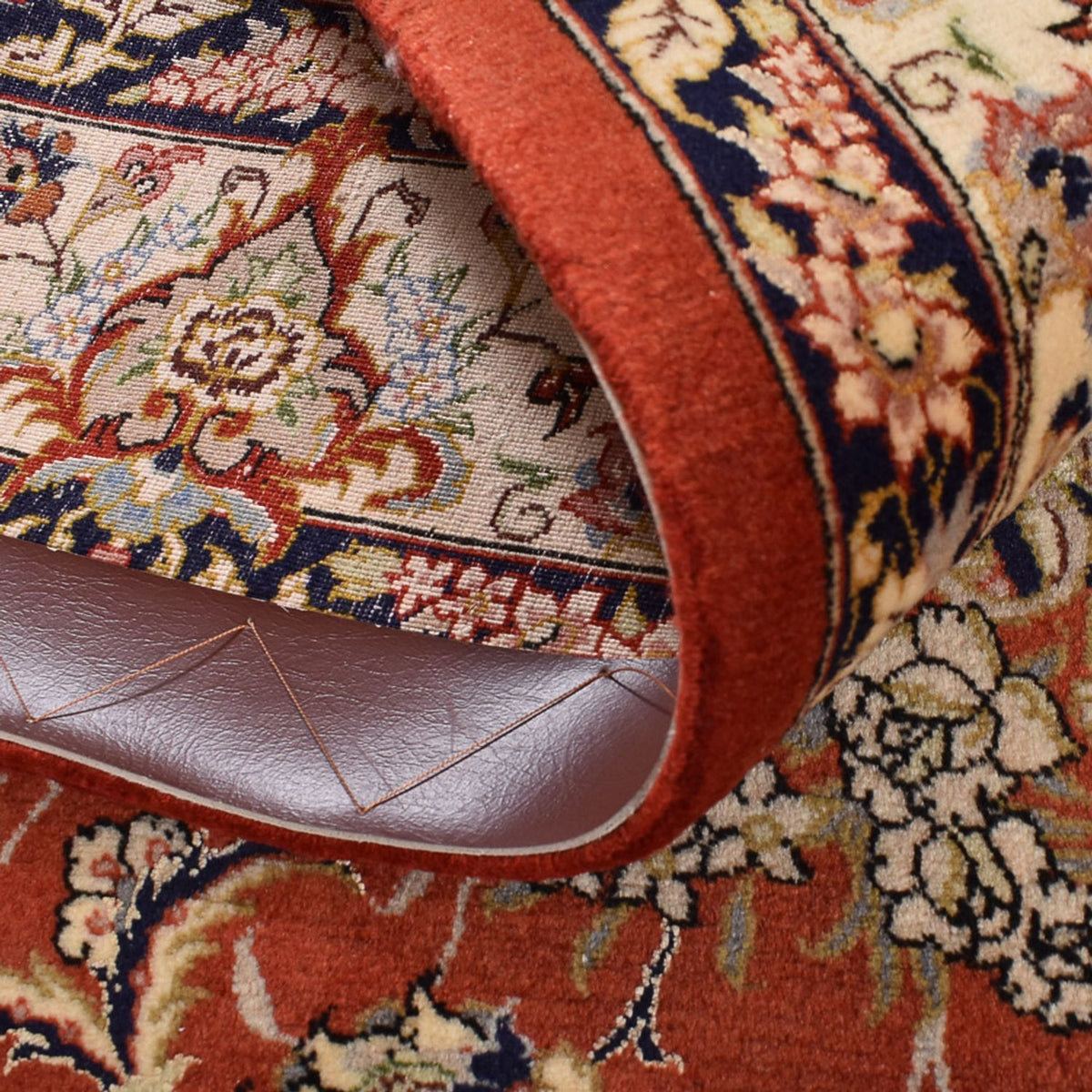 Perzisch tapijt - Ghom - Koninklijk - 205 x 138 cm - rood