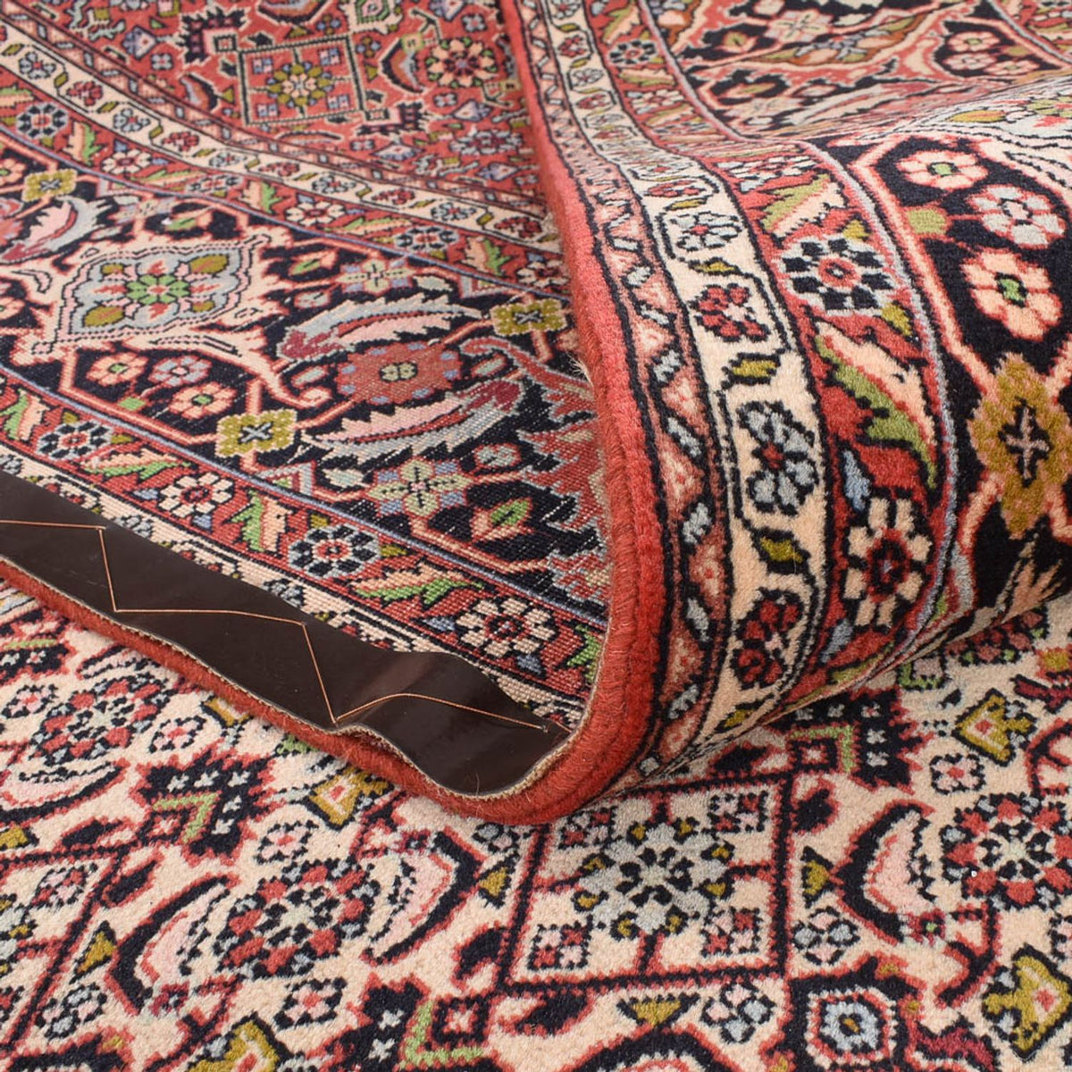 Perzisch tapijt - Bijar - 403 x 301 cm - bordeauxrood