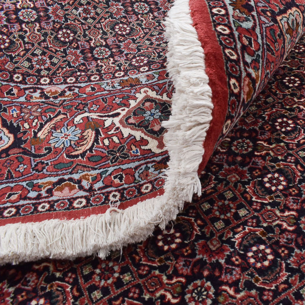 Perzisch tapijt - Bijar rond  - 300 x 300 cm - donkerrood