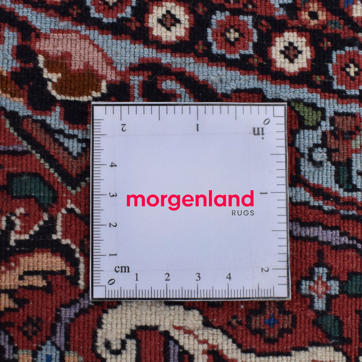 Perzisch tapijt - Bijar rond  - 300 x 300 cm - donkerrood