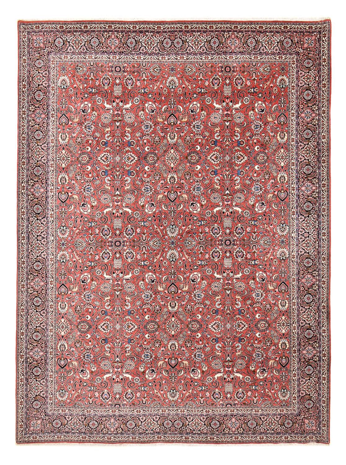Perzisch tapijt - Bijar - 410 x 304 cm - rood