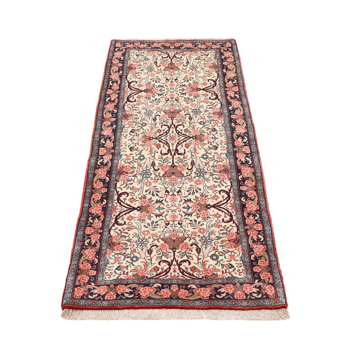 Loper Perzisch tapijt - Bijar - 210 x 78 cm - beige