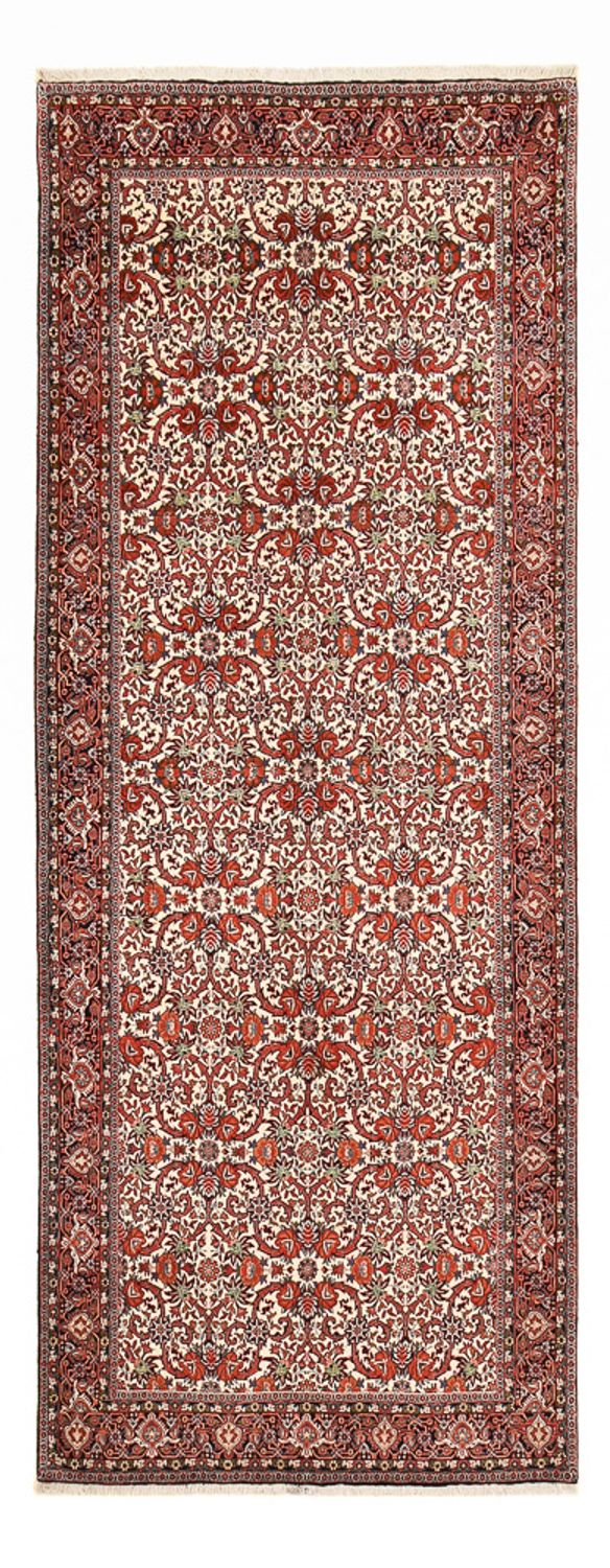 Loper Perzisch tapijt - Bijar - 388 x 157 cm - roest