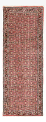 Loper Perzisch tapijt - Bijar - 393 x 152 cm - roest