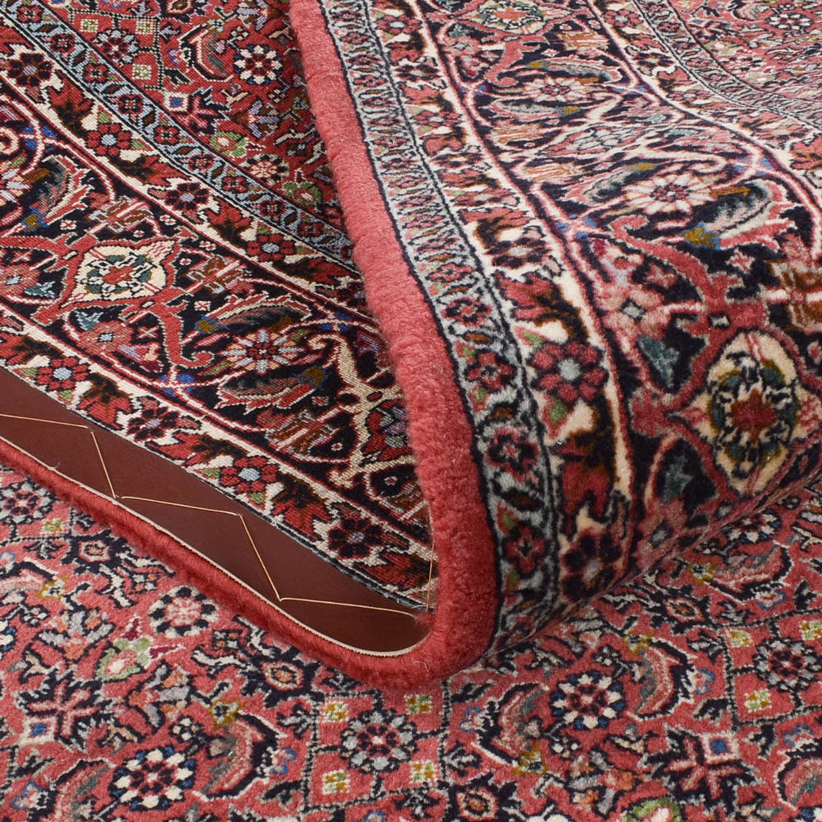 Loper Perzisch tapijt - Bijar - 393 x 152 cm - roest