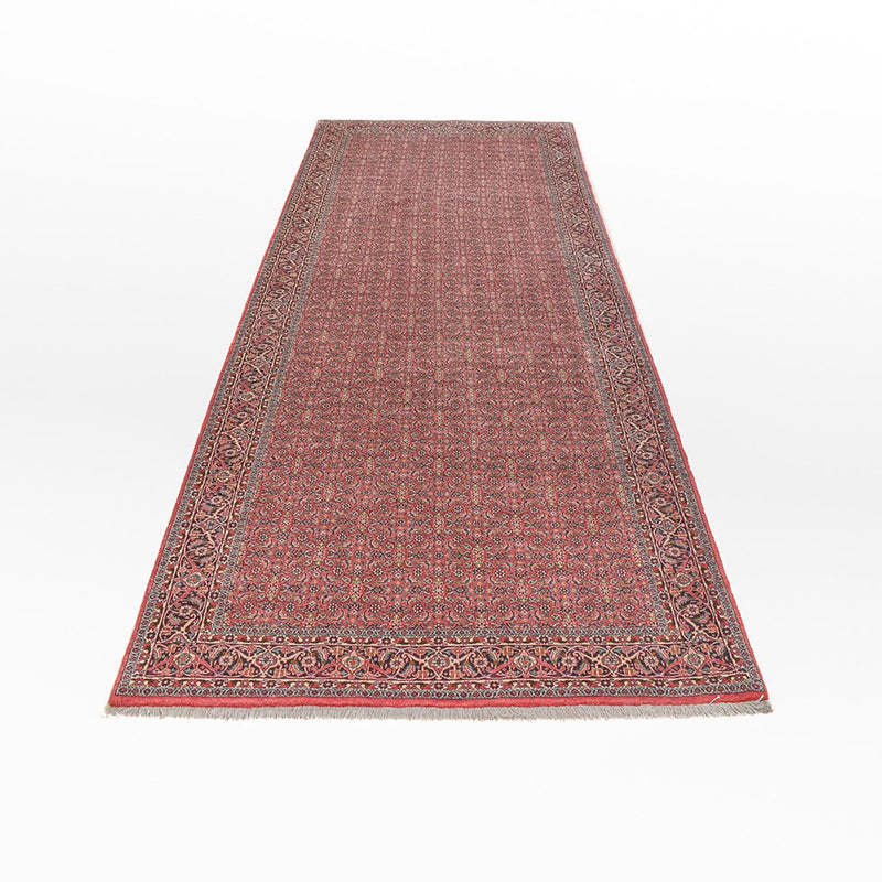 Loper Perzisch tapijt - Bijar - 393 x 152 cm - roest