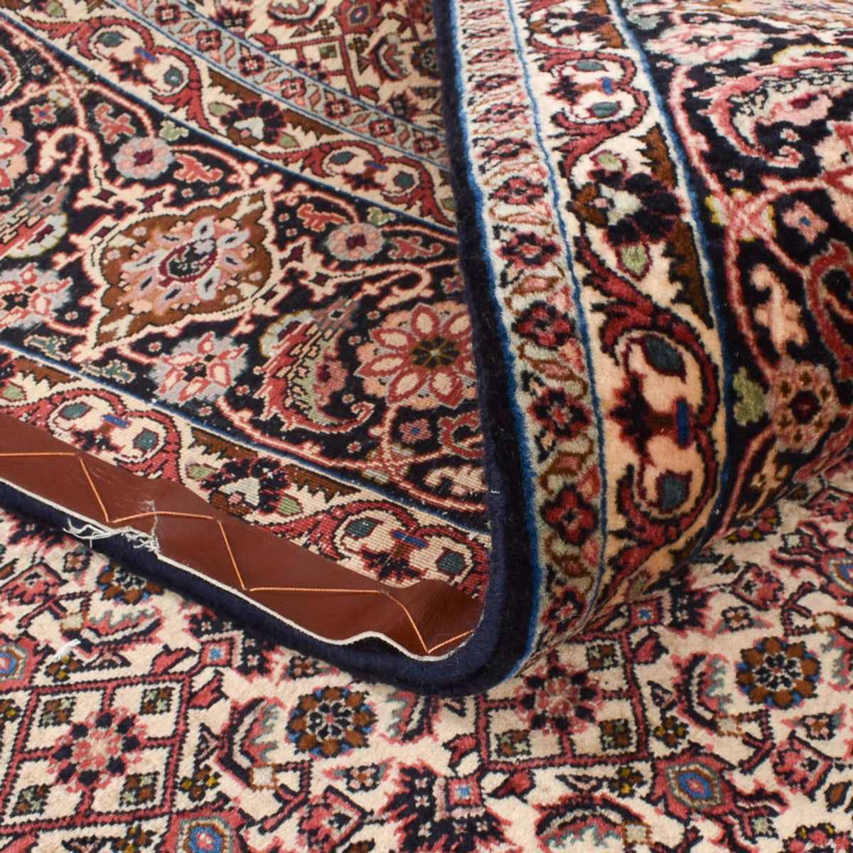 Perzisch tapijt - Bijar ovaal  - 395 x 203 cm - roest