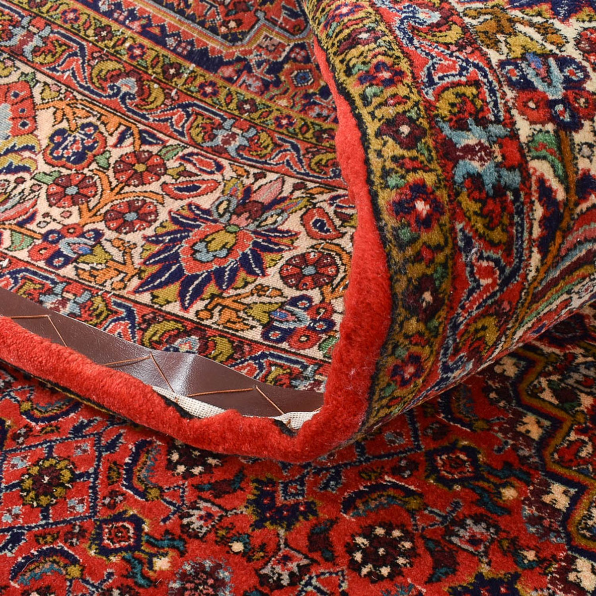 Perzisch tapijt - Bijar - 294 x 260 cm - rood