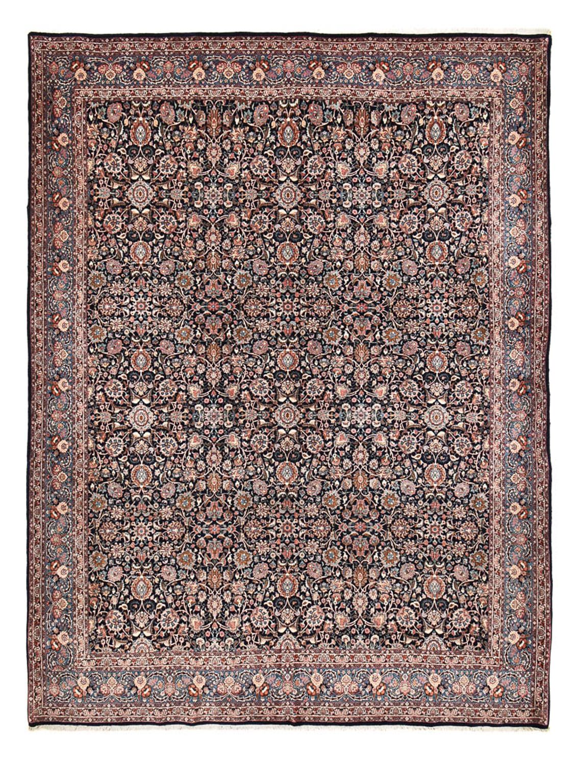 Perzisch tapijt - Bijar - 400 x 302 cm - donkerblauw
