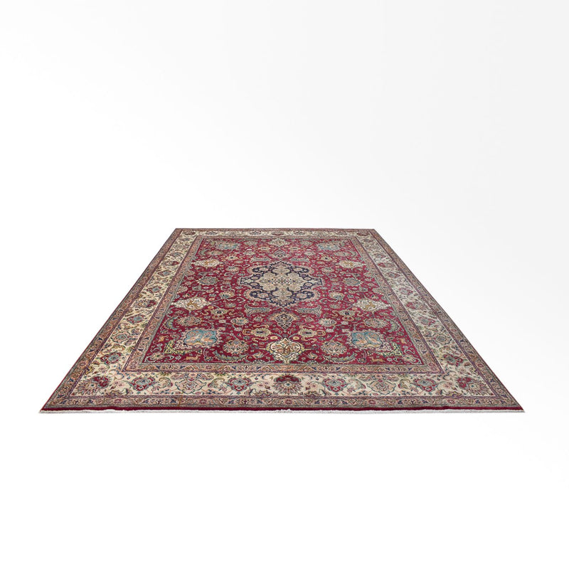 Perzisch tapijt - Tabriz - Royal - 393 x 292 cm - rood