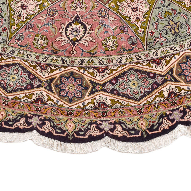 Perzisch tapijt - Tabriz - Royal rond  - 250 x 250 cm - veelkleurig