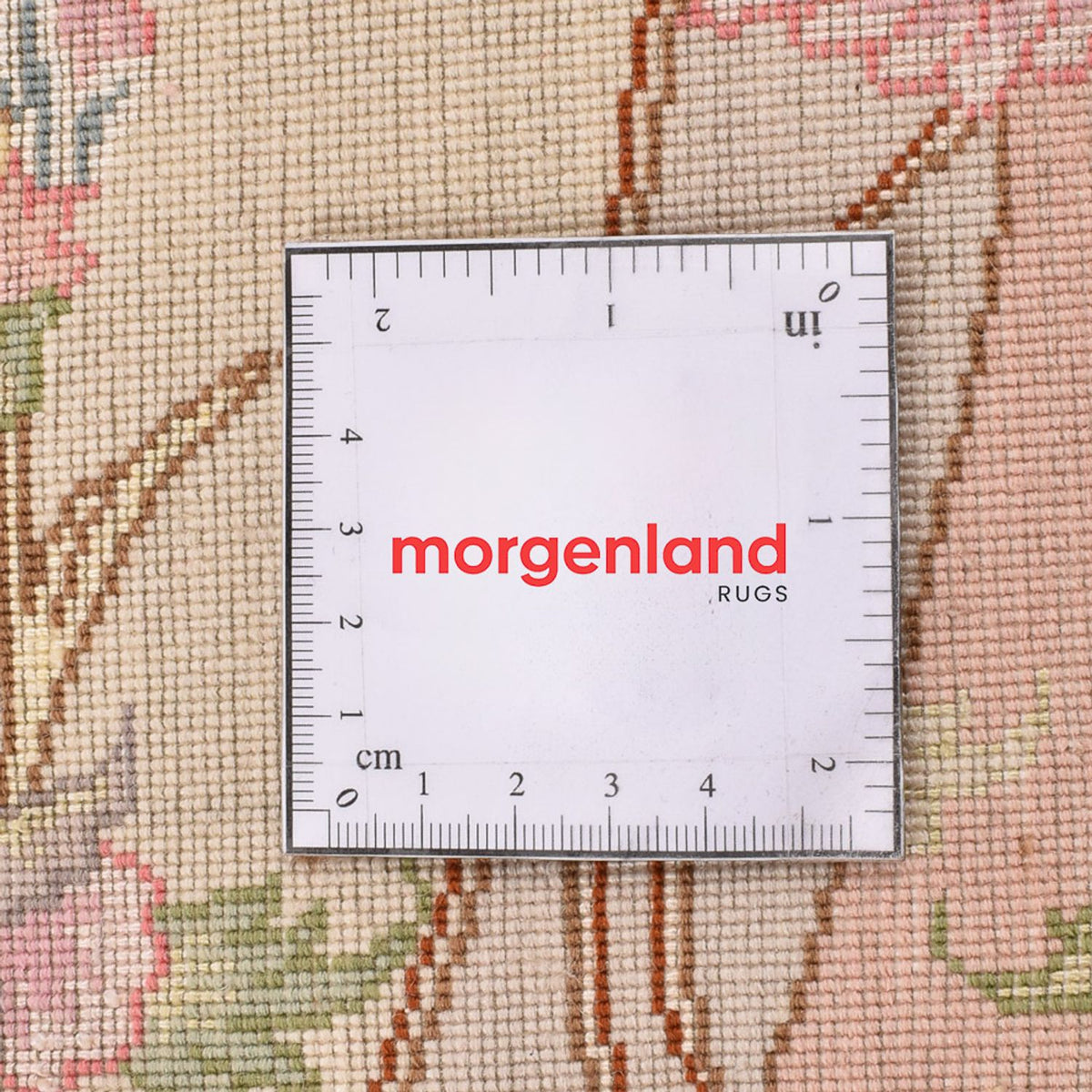 Perzisch tapijt - Tabriz - Royal rond  - 143 x 143 cm - zalm