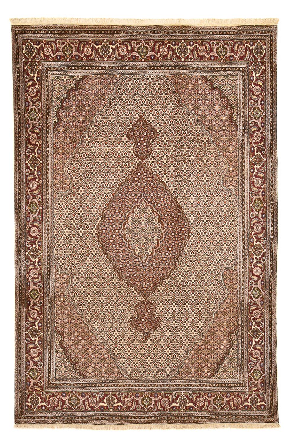 Perzisch tapijt - Tabriz - Royal - 300 x 200 cm - bruin