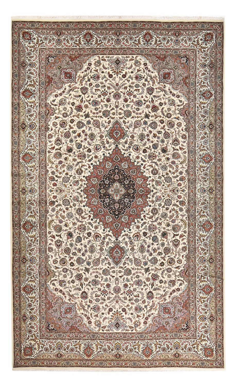 Perzisch tapijt - Tabriz - Royal - 502 x 304 cm - beige