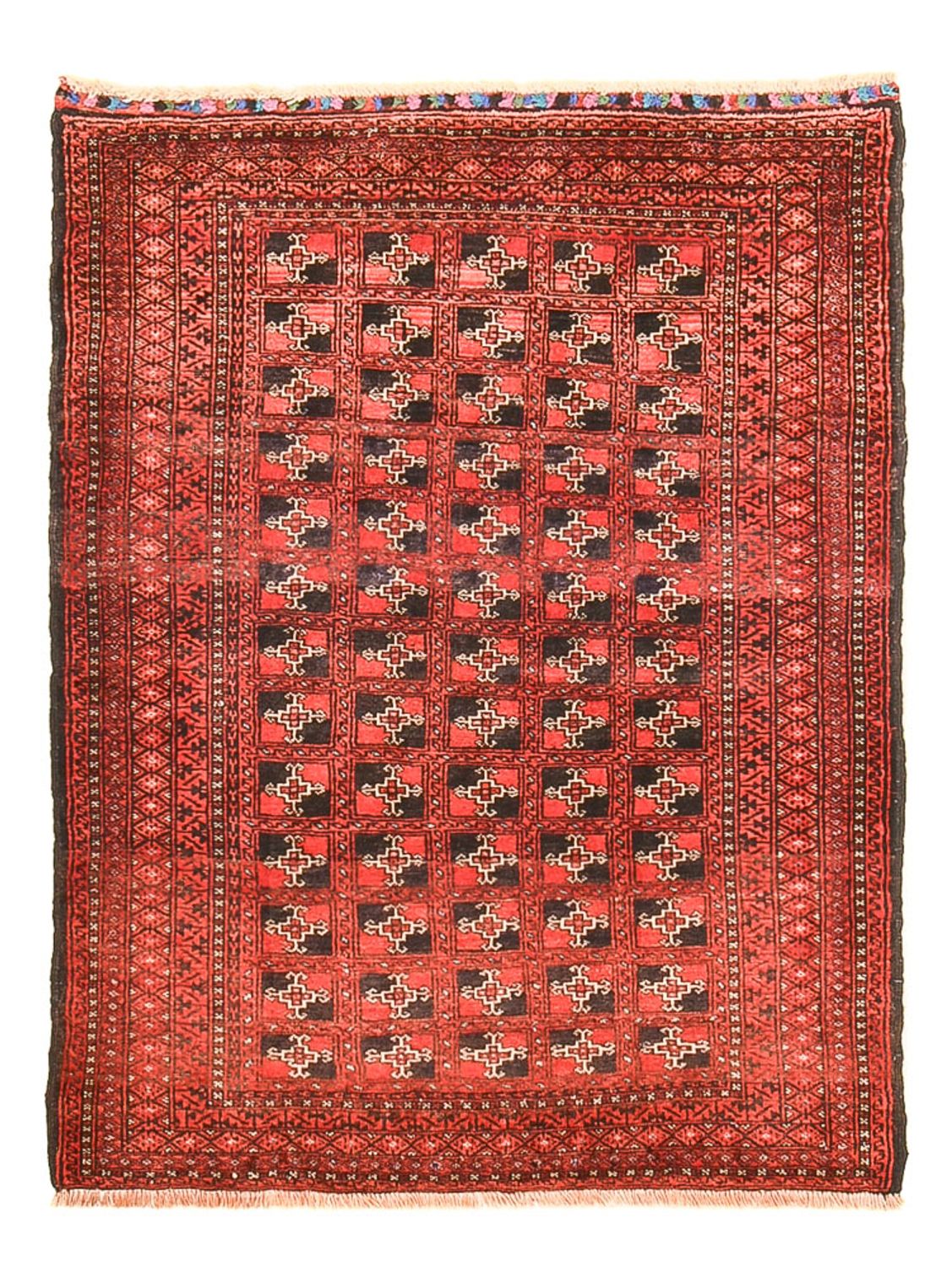 Baluch tapijt - 124 x 95 cm - rood