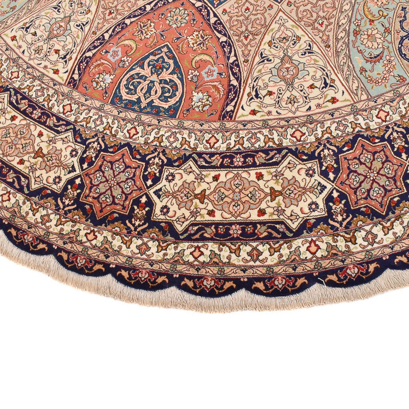 Perzisch tapijt - Tabriz - Royal rond  - 312 x 312 cm - beige