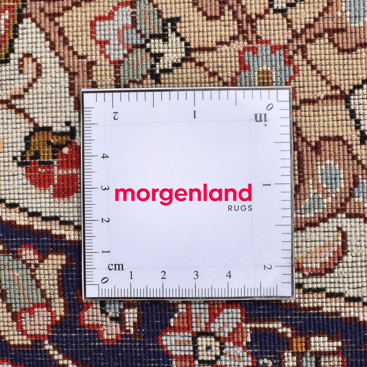 Perzisch tapijt - Tabriz - Royal rond  - 312 x 312 cm - beige