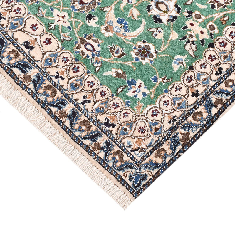 Perzisch tapijt - Nain - Koninklijk - 140 x 87 cm - groen