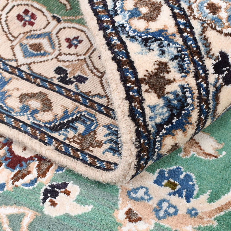 Perzisch tapijt - Nain - Koninklijk - 140 x 87 cm - groen