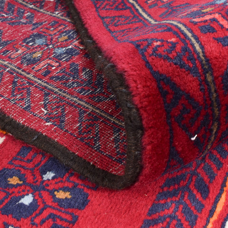 Loper Baluch tapijt - 416 x 100 cm - rood