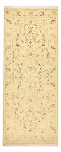 Loper Perzisch tapijt - Tabriz - Royal - 203 x 77 cm - licht beige