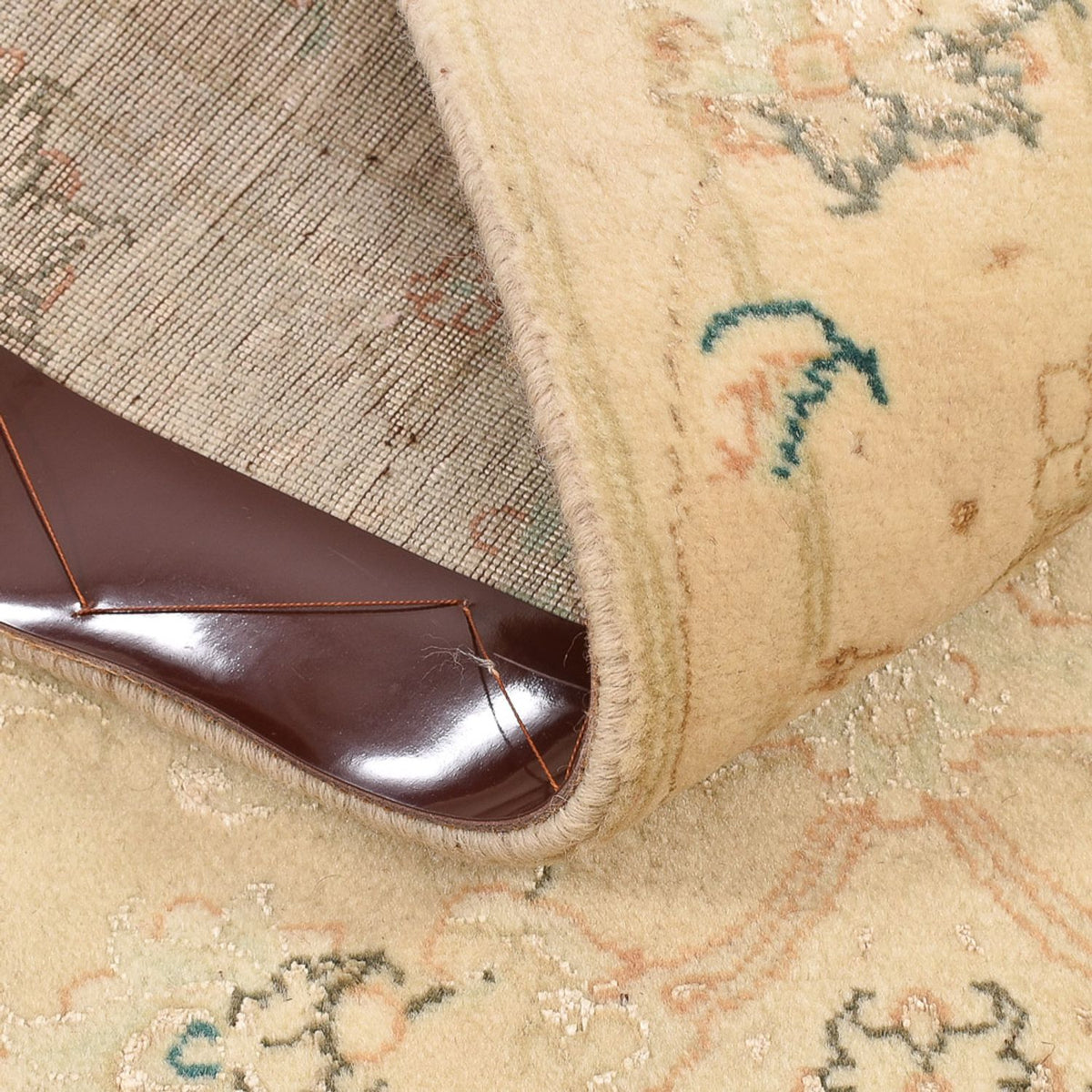 Loper Perzisch tapijt - Tabriz - Royal - 203 x 77 cm - licht beige