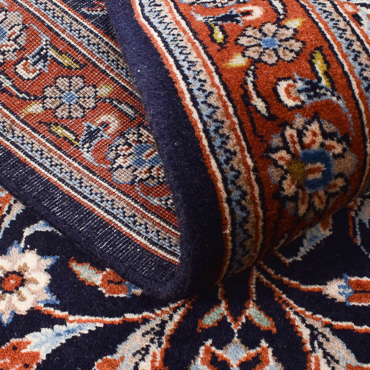 Loper Perzisch tapijt - Klassiek - 333 x 74 cm - donkerblauw