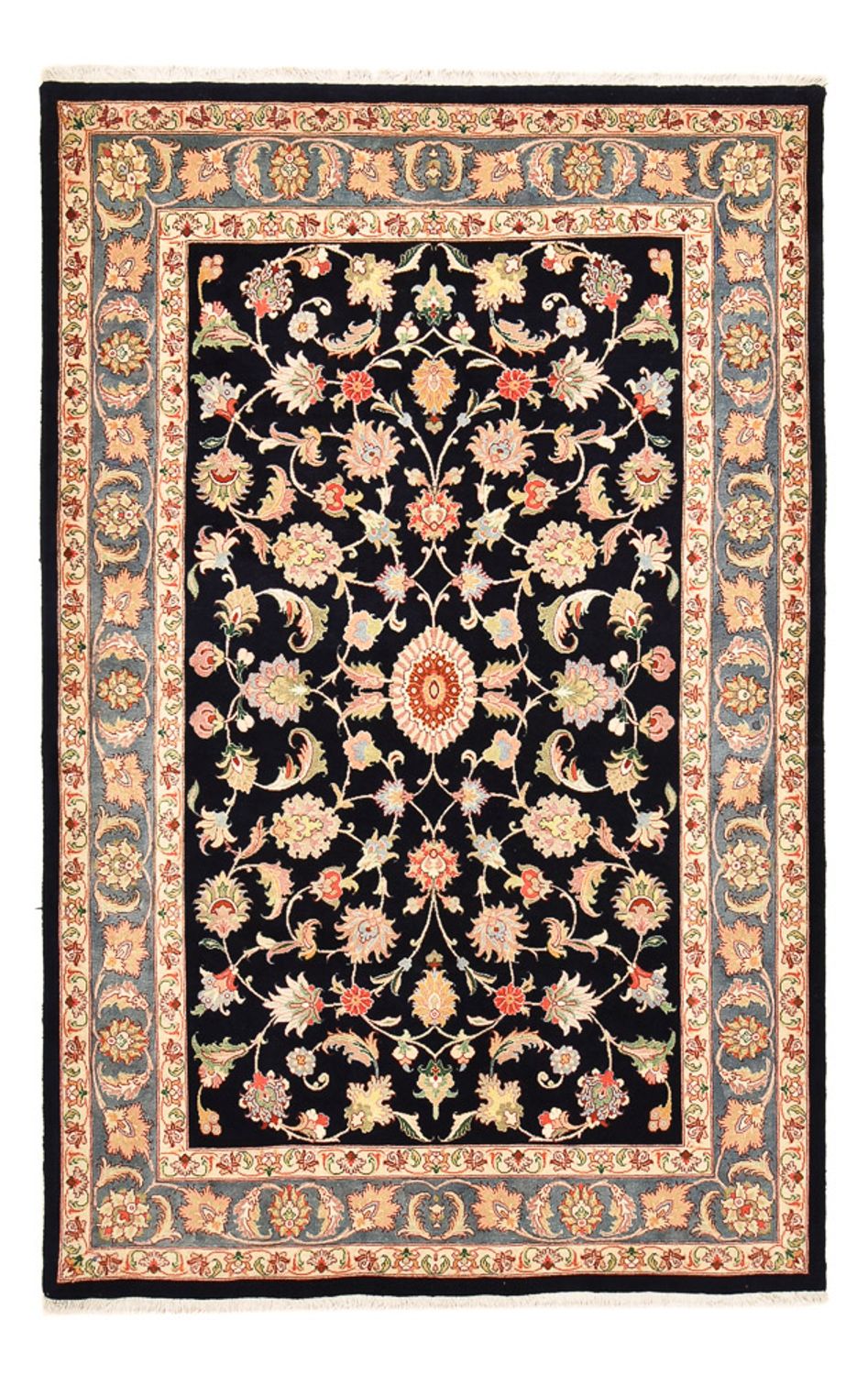 Perzisch tapijt - Bijar - 269 x 166 cm - donkerblauw
