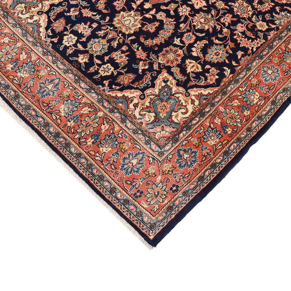 Perzisch tapijt - Keshan - 234 x 143 cm - donkerblauw