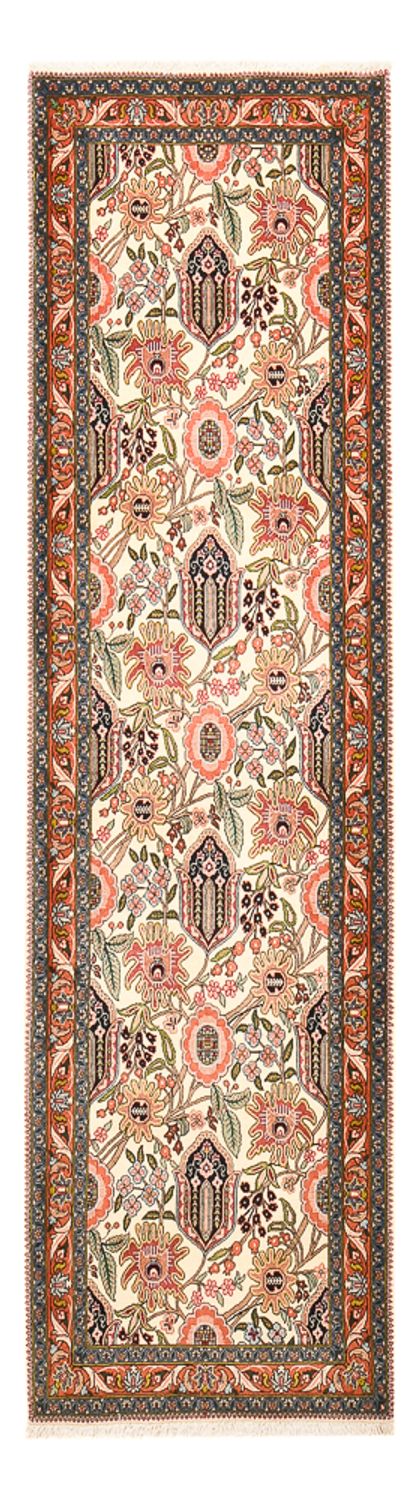 Loper Perzisch tapijt - Bijar - 300 x 87 cm - beige